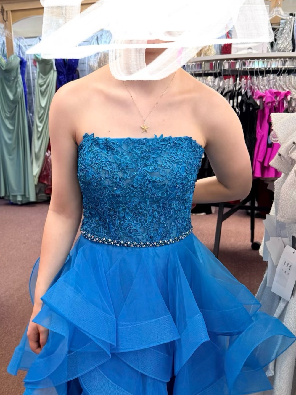 Jovani 24371 Beaded Flouncy Dress